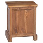 vidaXL Table de chevet Naturel 40 x 30 x 50 cm Bois de teck massif