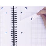 Cahier Polypro ACTIVEBOOK 160 P 90G 24x29.7 cm Quadrillé 5x5 coloris aléatoire OXFORD