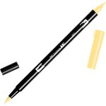 Feutre dessin double pointe abt dual brush pen 991 ocre clair tombow