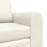 vidaXL Canapé-Lit Crème 98 x 71 x 83 cm Velours