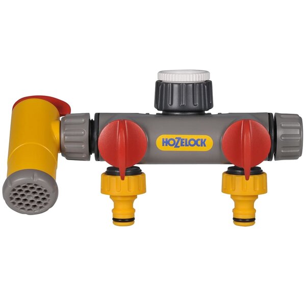 Hozelock Raccord de robinet à 3 voies Flowmax