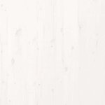 vidaXL Cadre de lit Blanc 210 x 80 cm Bois massif en pin