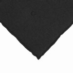 vidaXL Coussin de Dos Noir 140 x 19 x 50 cm tissu