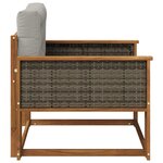 vidaXL Sofa de milieu extérieur Naturel