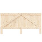 vidaXL Tête de lit 200x104 cm bois massif de pin