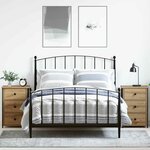 vidaXL Cabinet de chevet avec tiroir Marron Bois Recyclé Solide