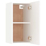 vidaXL Meuble TV Blanc 30 5x30x60 cm Bois d’ingénierie
