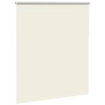 vidaXL Store enrouleur occultant blanc cassé 135x150 cm largeur tissu