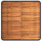 vidaXL Ensemble de salle à manger pour jardin 3 Pièces Noir et gris