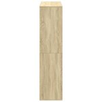 vidaXL Bibliothèque chêne sonoma 100x33x135 cm bois d'ingénierie
