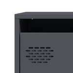 vidaXL Buffet anthracite 101 5x39x73 5 cm acier laminé à froid