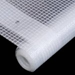 vidaXL Bâches Leno 2 Pièces 260 g/m² 4x10 m Blanc