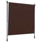vidaXL Store Roulant Extérieur Marron 150 x 270 cm