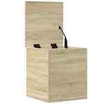 vidaXL Boîte de rangement chêne sonoma 40x42x46 cm bois d'ingénierie