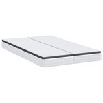 vidaXL Matelas 2 Pièces Blanc  Gris 60 x 200 cm Tissu tricoté