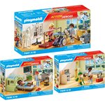 PLAYMOBIL 71617-18-19 - Set de 3 Playmobil