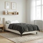 vidaXL Duvet complet toute l'année Anthracite 135 x 220 cm Microfibre