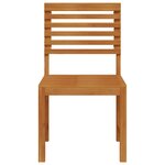 vidaXL Chaise de jardin 2 Pièces Marron 50 x 50 x 91cm