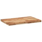 vidaXL Dessus de table rectangulaire 80x50x4 cm bois massif d'acacia