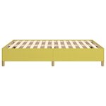 vidaXL Cadre de lit sans matelas vert 140x200 cm tissu
