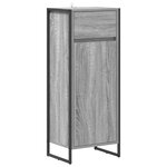 vidaXL Cabinet de salle de bain Gris Sonoma 40 x 30 x 100 cm