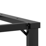 vidaXL Pieds de table basse cadre en O 50x40x38 cm acier