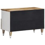 vidaXL Meuble TV 70x33 5x46 cm bois massif de manguier