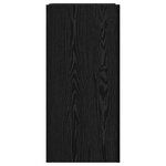 vidaXL Buffet Chêne noir 45x35x75 cm Bois d'ingénierie