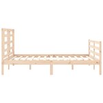 vidaXL Cadre de lit sans matelas bois massif