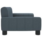 vidaXL Canapé pour enfants gris foncé 70x45x30 cm tissu