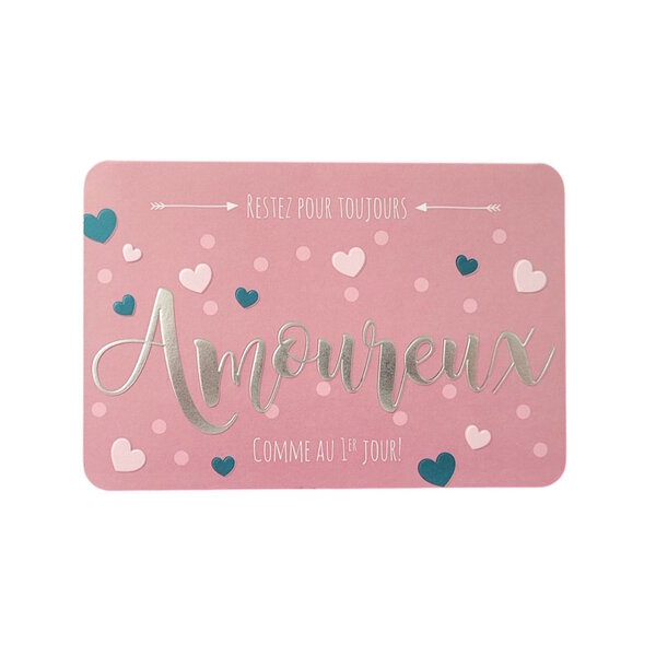 Carte De Voeux - Amour - Restez pour toujours Amoureux comme au 1er Jour !