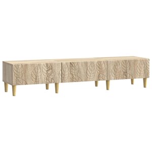 vidaXL Meuble TV 147 x 34 5 x 30 cm Chêne Sonoma Bois d'ingénierie