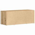 vidaXL Meuble TV chêne artisanal 100 x 35 x 40 cm Bois d'ingénierie