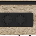 vidaXL Cabinet de chevet Chêne Sonoma 41 x 28 x 76 cm