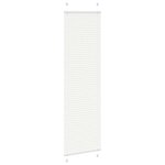 vidaXL Store plissé blanc 60x200 cm largeur du tissu 59 4 cm polyester