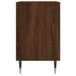 vidaXL Tables de chevet 2Pièces chêne marron 40x30x50cm bois d'ingénierie