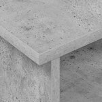 vidaXL Meuble TV Gris béton 37 x 35 x 35 cm Bois d'ingénierie