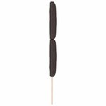 vidaXL Tête de Lit en Tissu Géométrique Marron foncé 80 cm tissu
