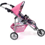 Bayer Chic 2000 612-43 - Petite poussette de jogging LOLA Licorne pour poupée