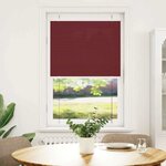 vidaXL Store plissé rouge bordeaux 70x150 cm largeur du tissu 69 4 cm