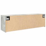 vidaXL Armoire murale de bain gris béton 100x25x30cm bois d'ingénierie