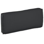 vidaXL Coussin de palette pour siège/dossier Noir 120x50x12 cm en tissu Oxford