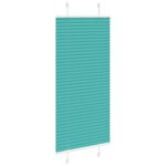 vidaXL Store plissé vert pétrole 60x150 cm largeur du tissu 59 4 cm