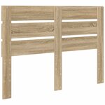 vidaXL Tête de lit Chêne Sonoma 140 cm Bois d'ingénierie