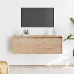 vidaXL Armoire murale 100x30x35 cm Bois de pin massif