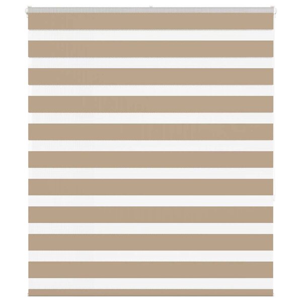 vidaXL Store zèbre marron sable largeur du tissu 115 9 cm polyester