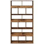 vidaXL Bibliothèque vieux bois 100x33x187 5 cm bois d'ingénierie