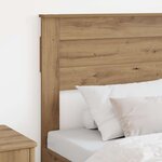 vidaXL Tête de lit Chêne artisanal 80 cm Bois d'ingénierie