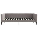 vidaXL Lit de jour avec lit gigogne taupe 100x200 cm tissu