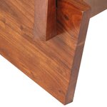 vidaXL Table basse 60 cm Bois solide d'acacia